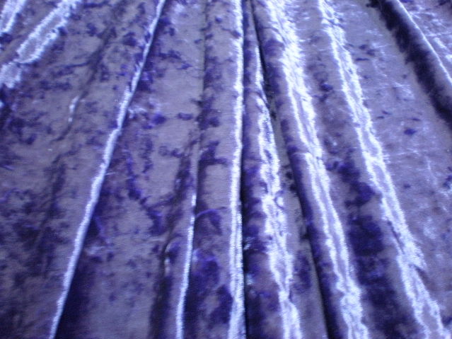 6. Purple Crushed Velvet